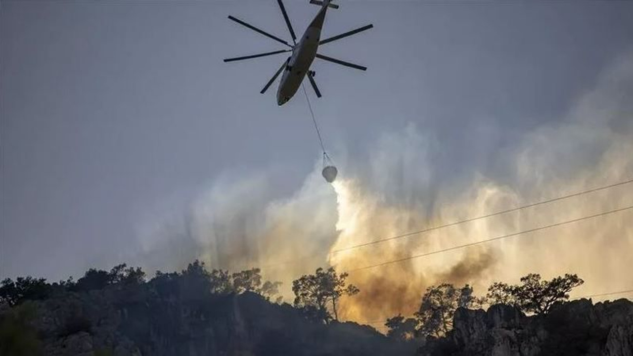 Antalya'da orman yangını